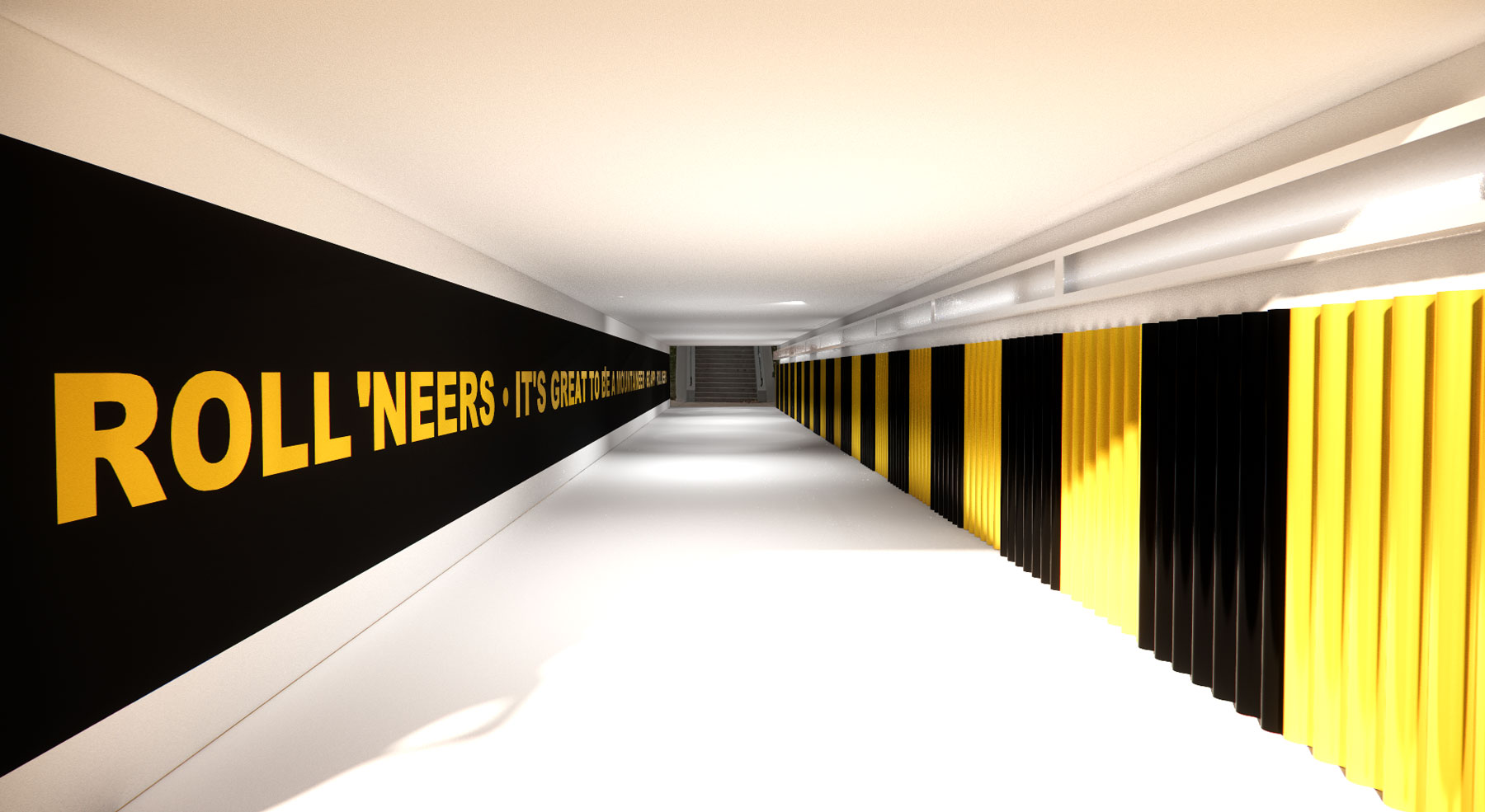 design concept for App State’s Rivers Street Tunnels Upgrade project.