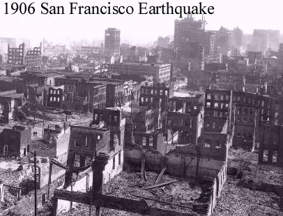 san francisco earthquake of 1906. San Francisco earthquake