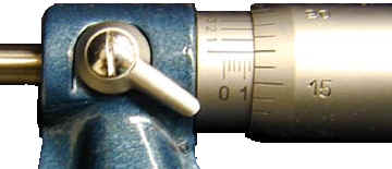micrometer closeup