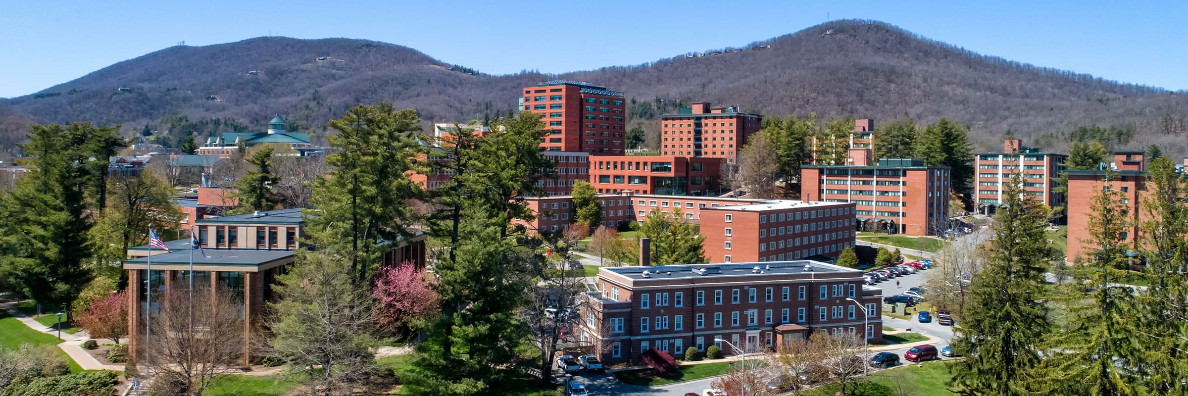 Drone View of App State Campus