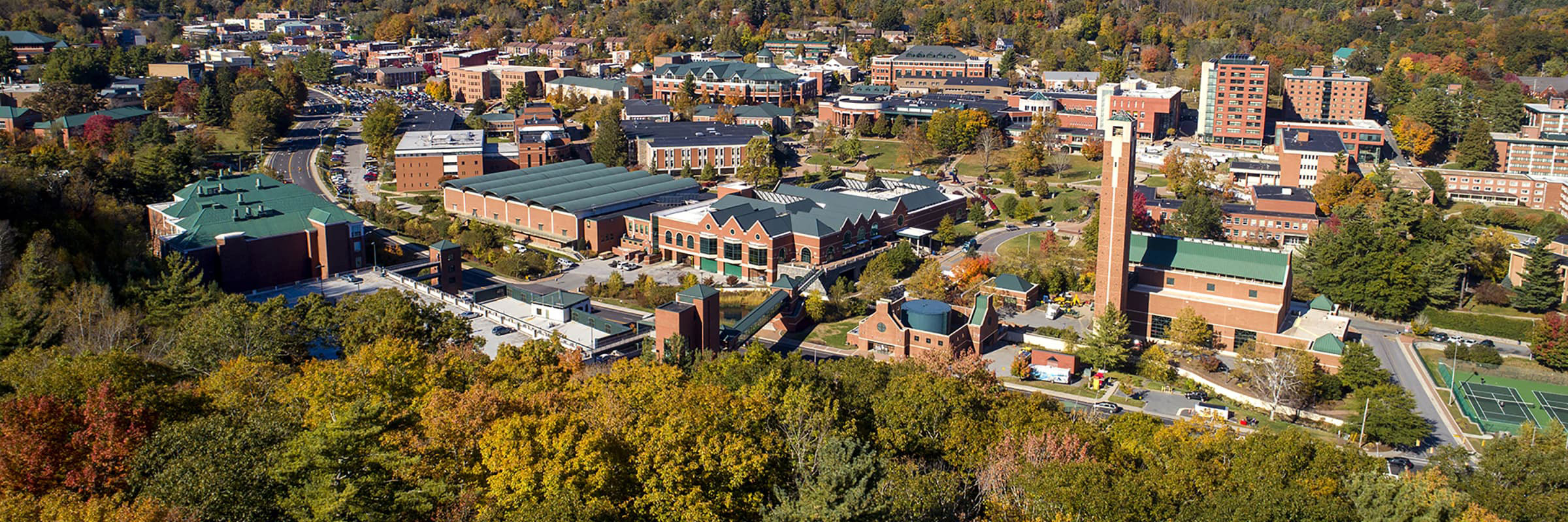 Drone View of Campus