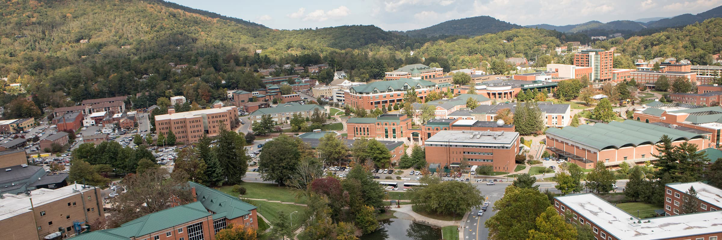 Drone View of App State Campus