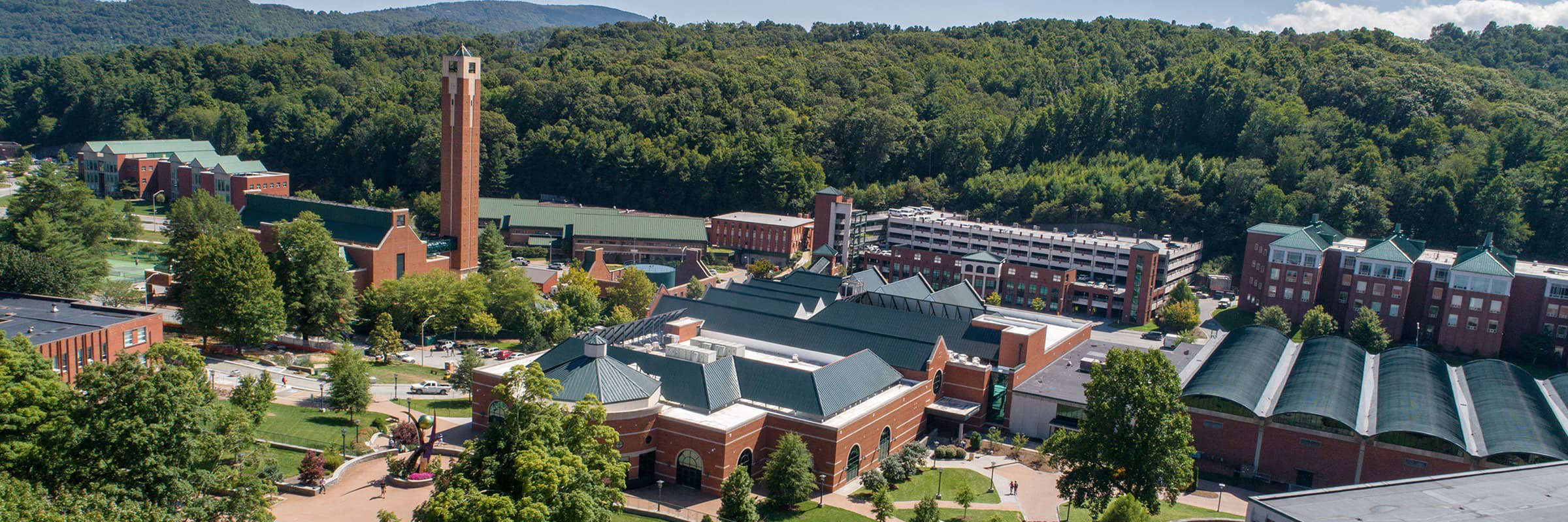 Drone View of App State Campus