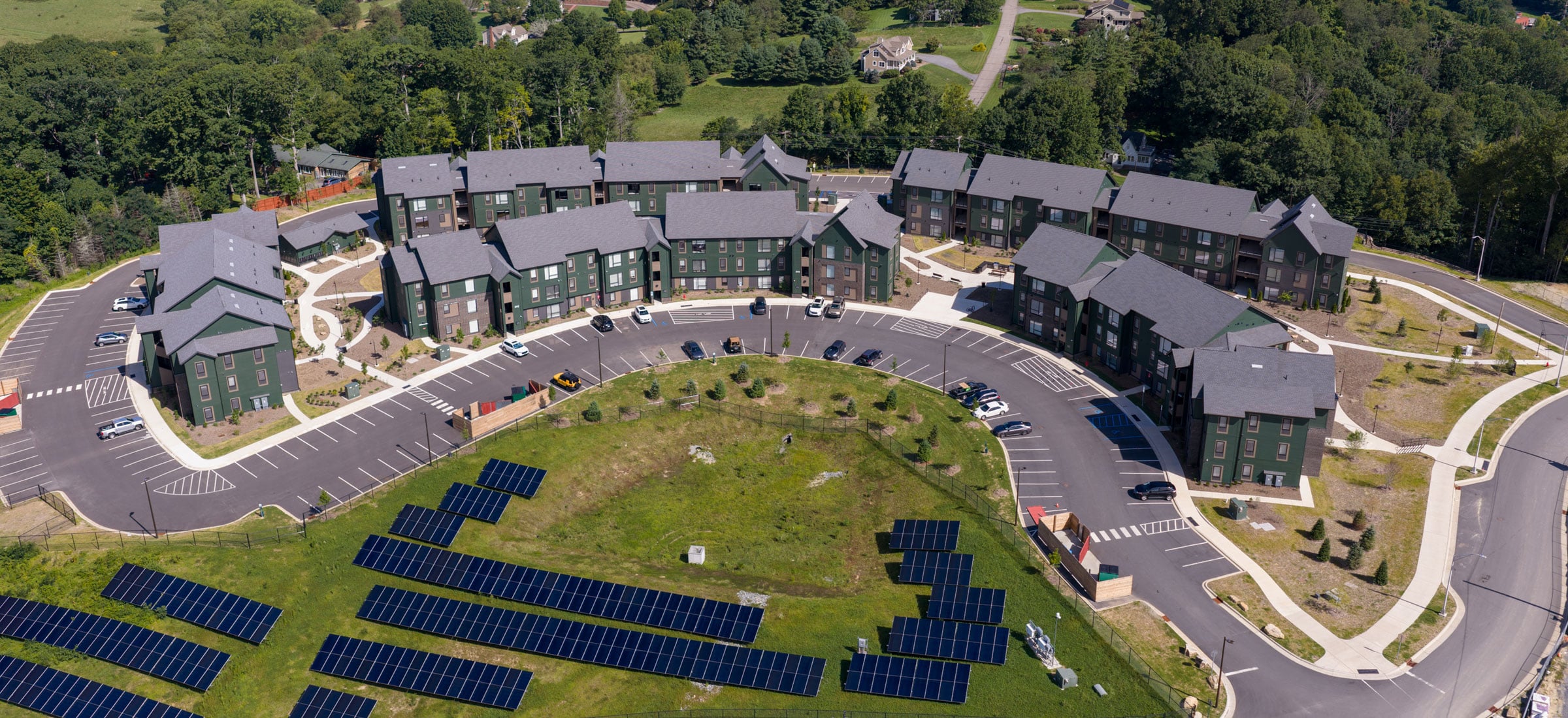 App State’s Innovation Ridge faculty and staff housing complex, located at the university’s Innovation District on the Boone campus.