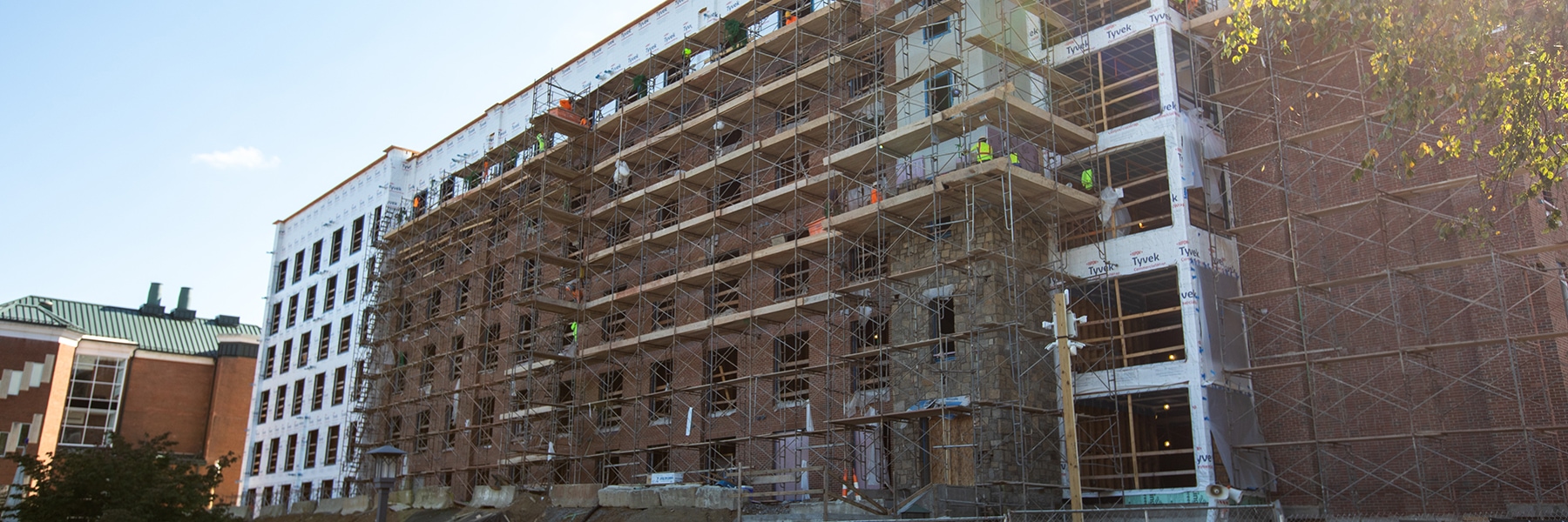 Residence halls construction