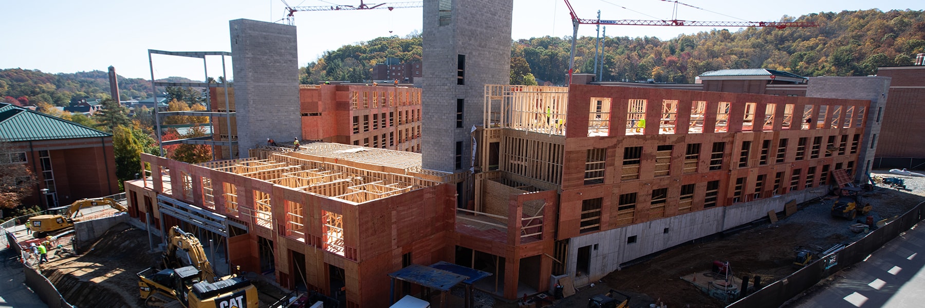 Residence halls construction