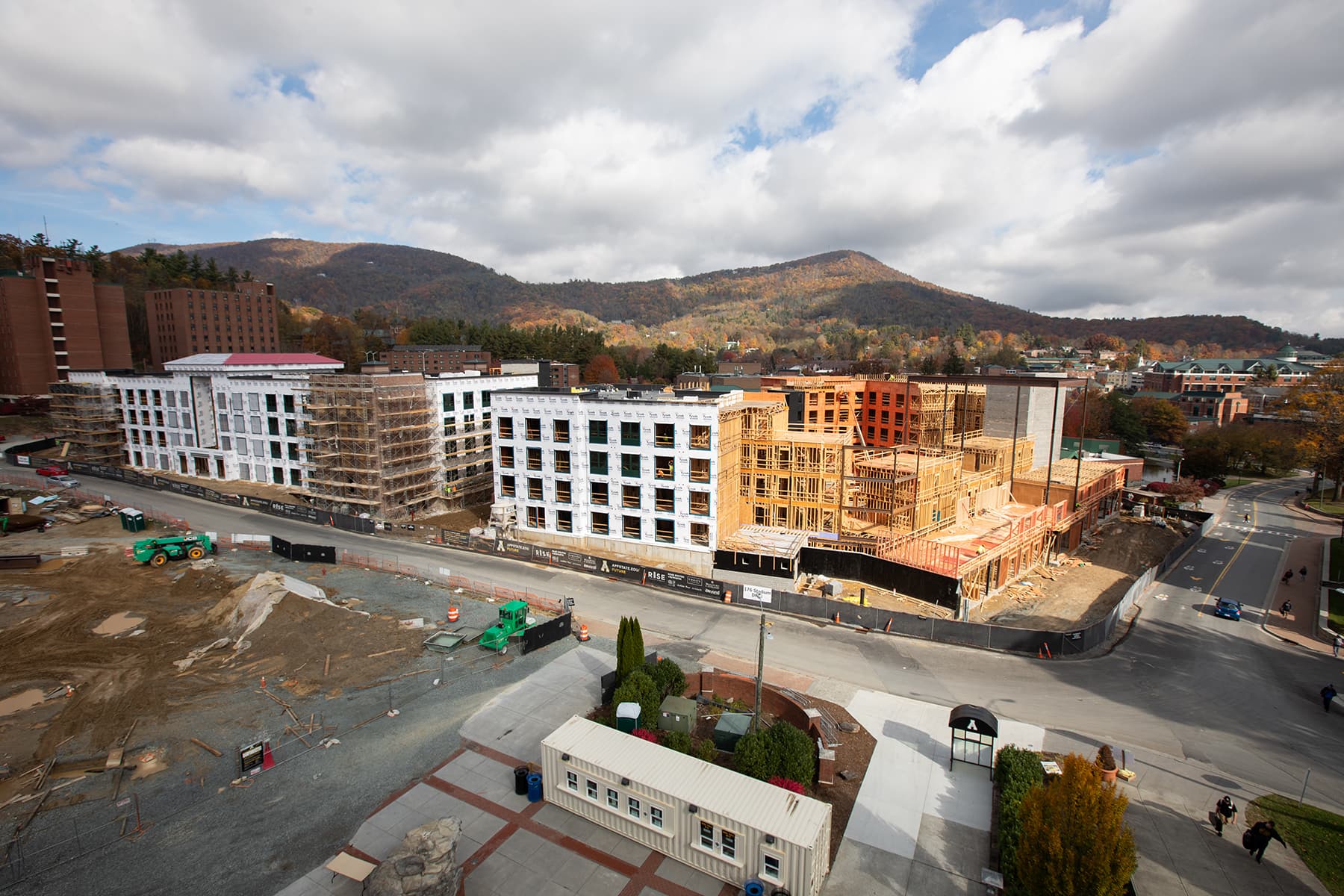 Residence Halls site construction