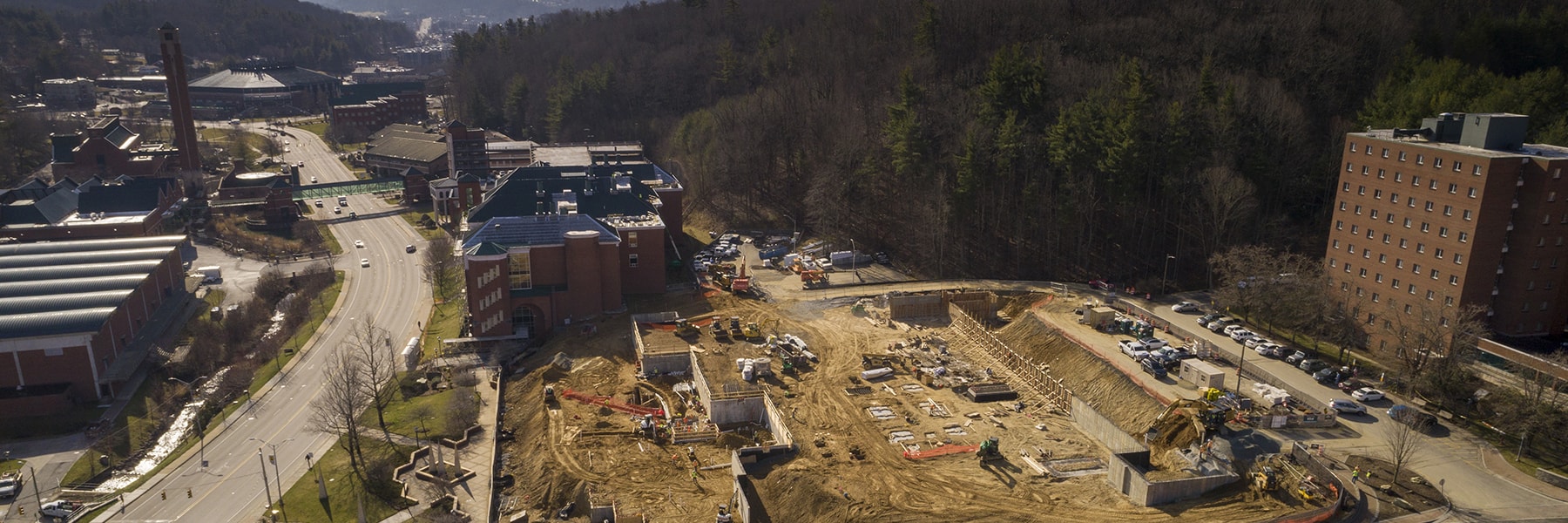 Residence halls construction