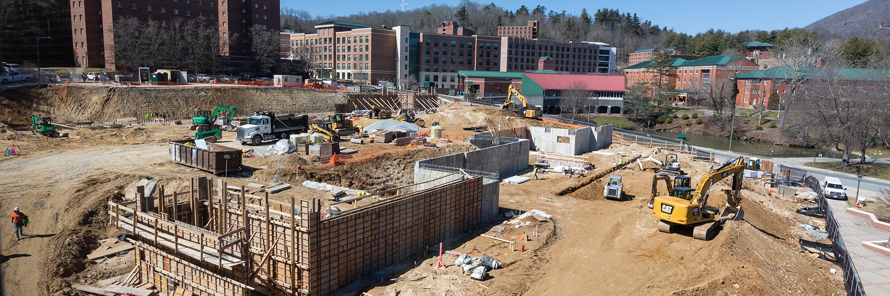 Residence halls construction