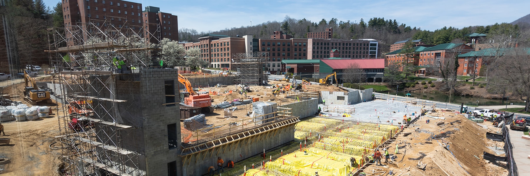 Residence halls construction