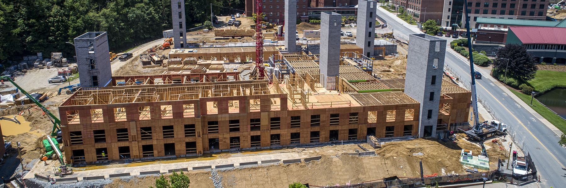 Residence halls construction