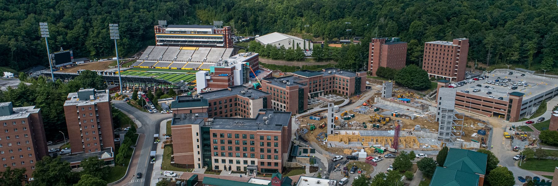 Residence halls construction