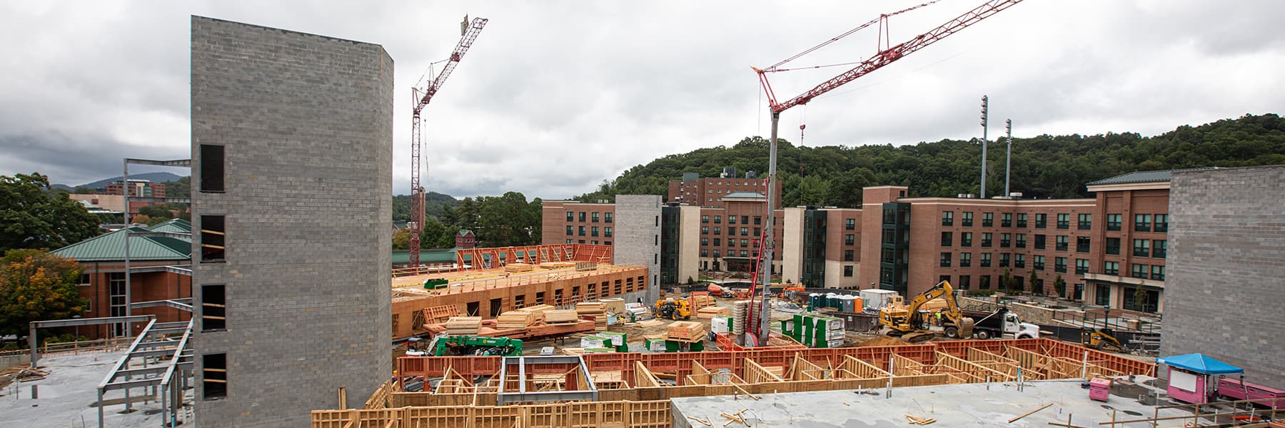 Residence halls construction