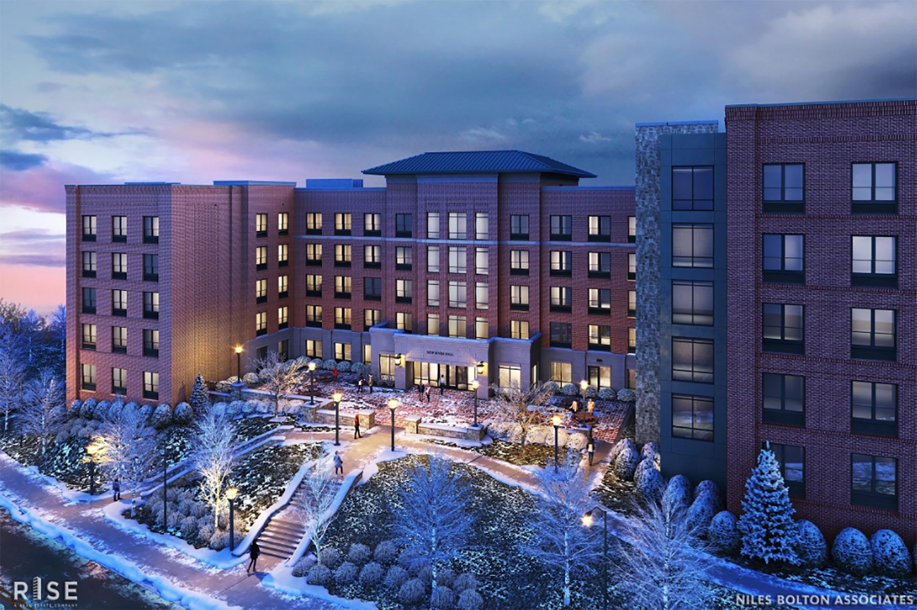 New River residence hall rendering