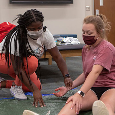 Clinical simulations prepare App State athletic training students