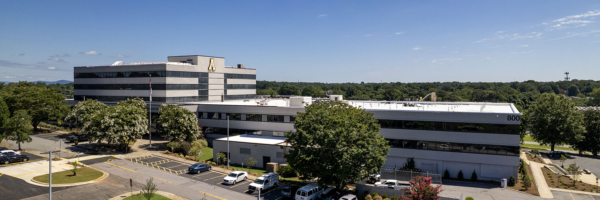 Evening view of App State Hickory Campus