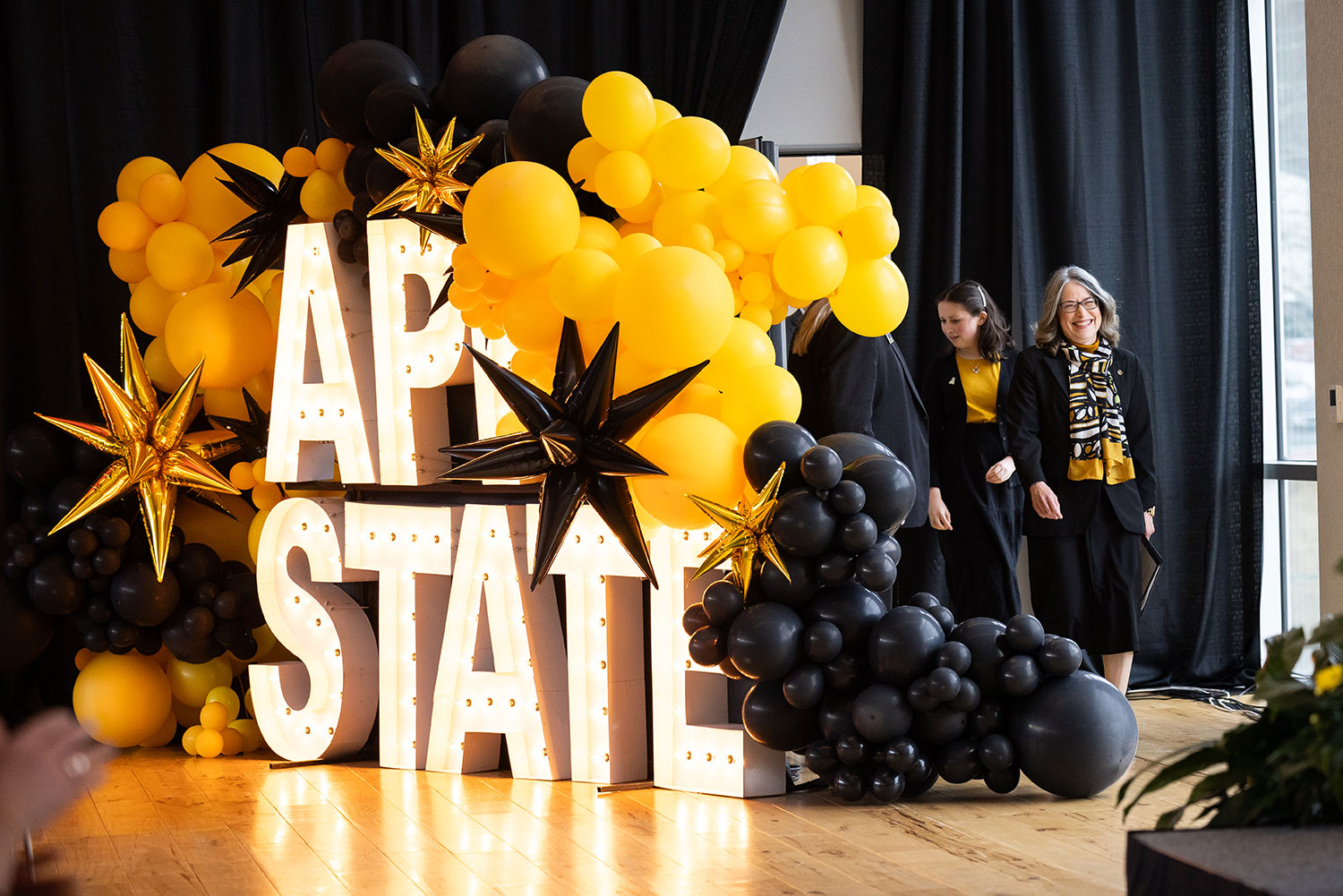 App State Chancellor Heather Hulburt Norris introduced at announcement event