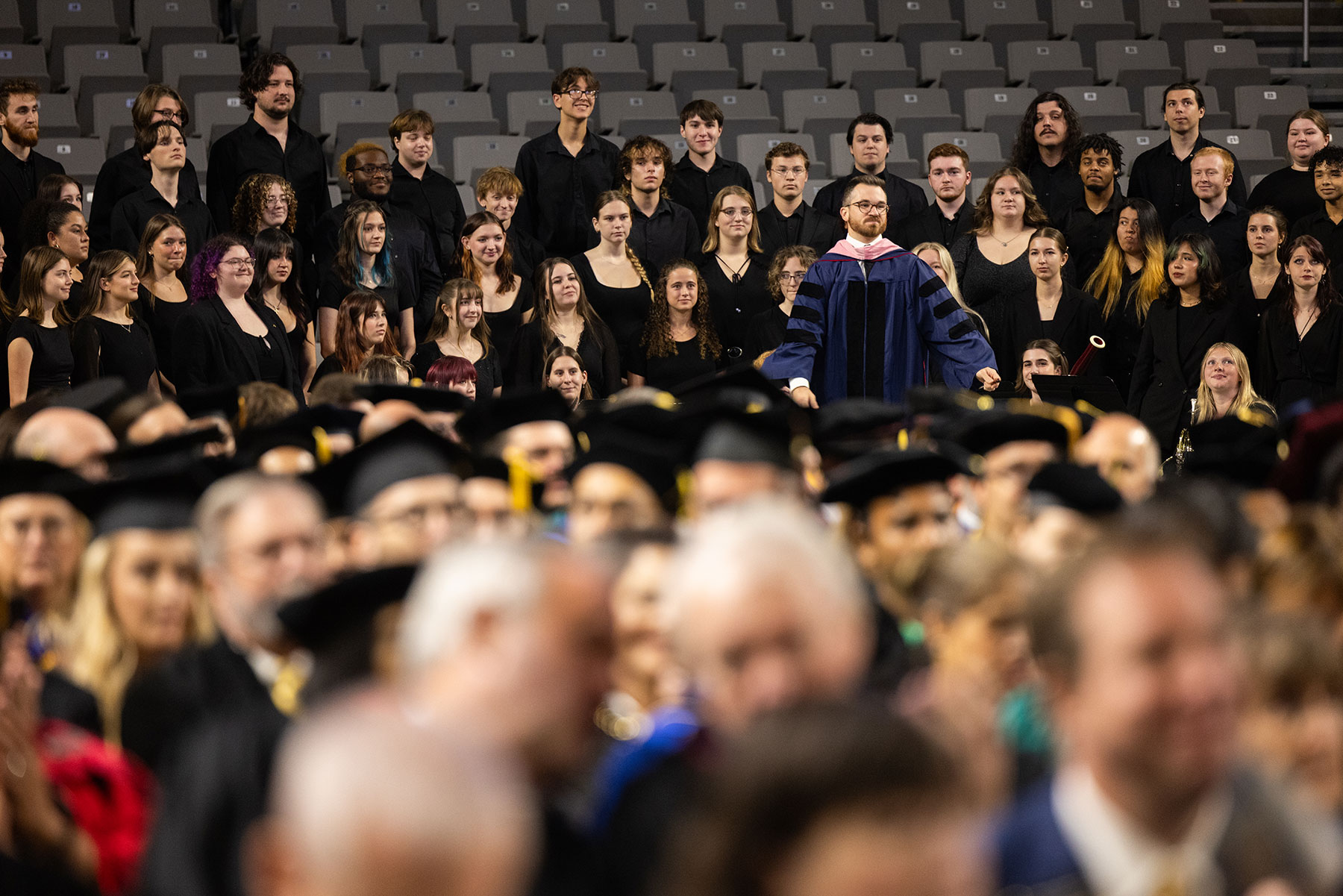 Some of the roster of musicians at the installation ceremony.