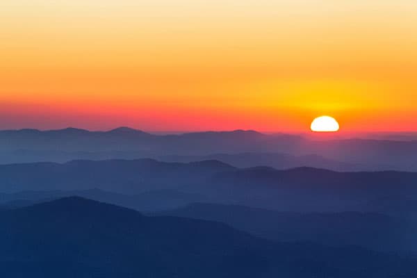 Grandfather Mountain Sunset