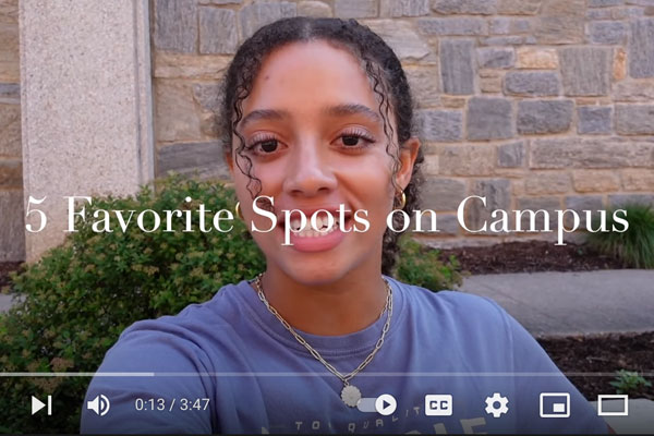 Zoe's 5 Favorite Places on Campus