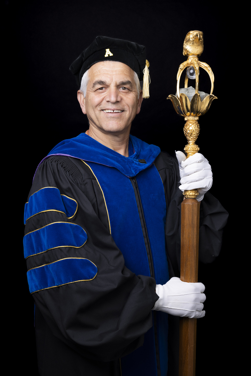 Dr. Rahman Tashakkori with Mace