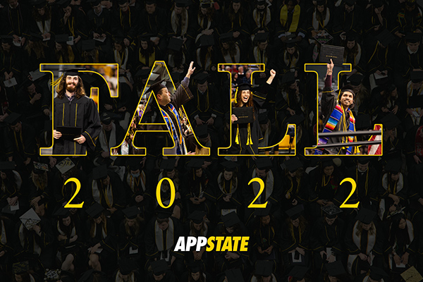 Nearly 1,500 App State graduates were recognized during the university’s Fall 2022 Commencement