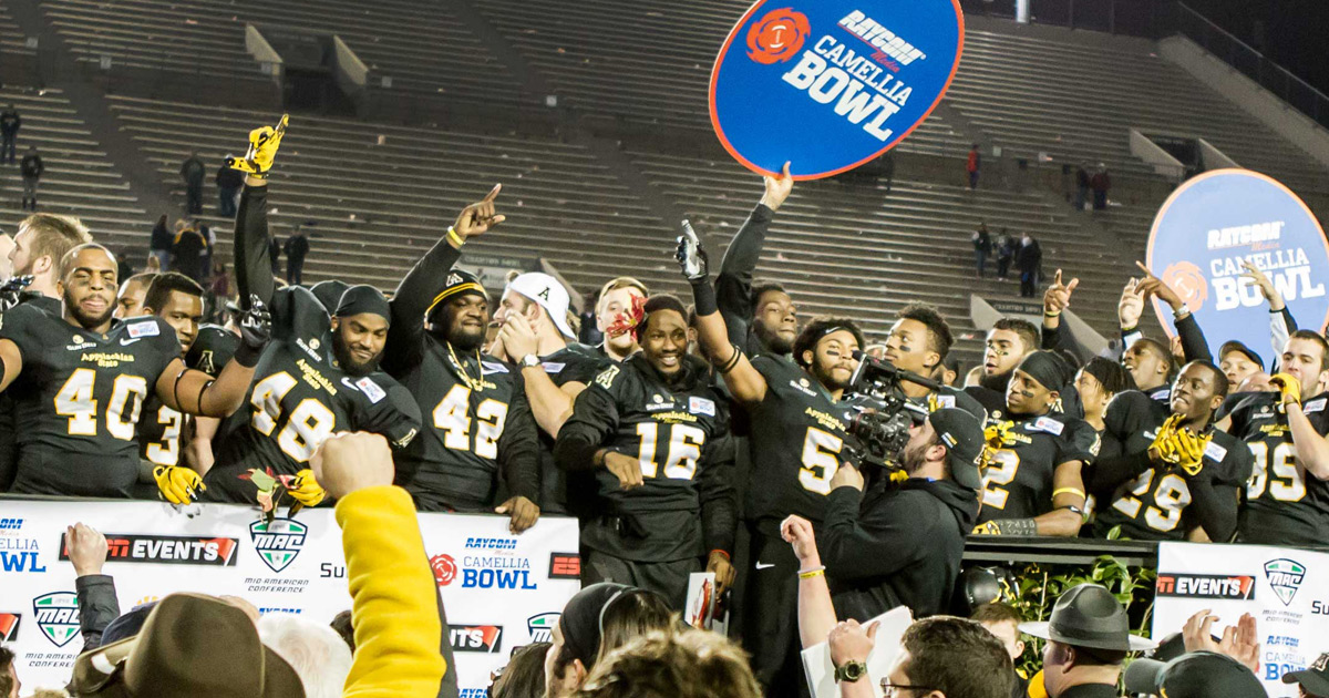 Appalachian wins the Camellia Bowl