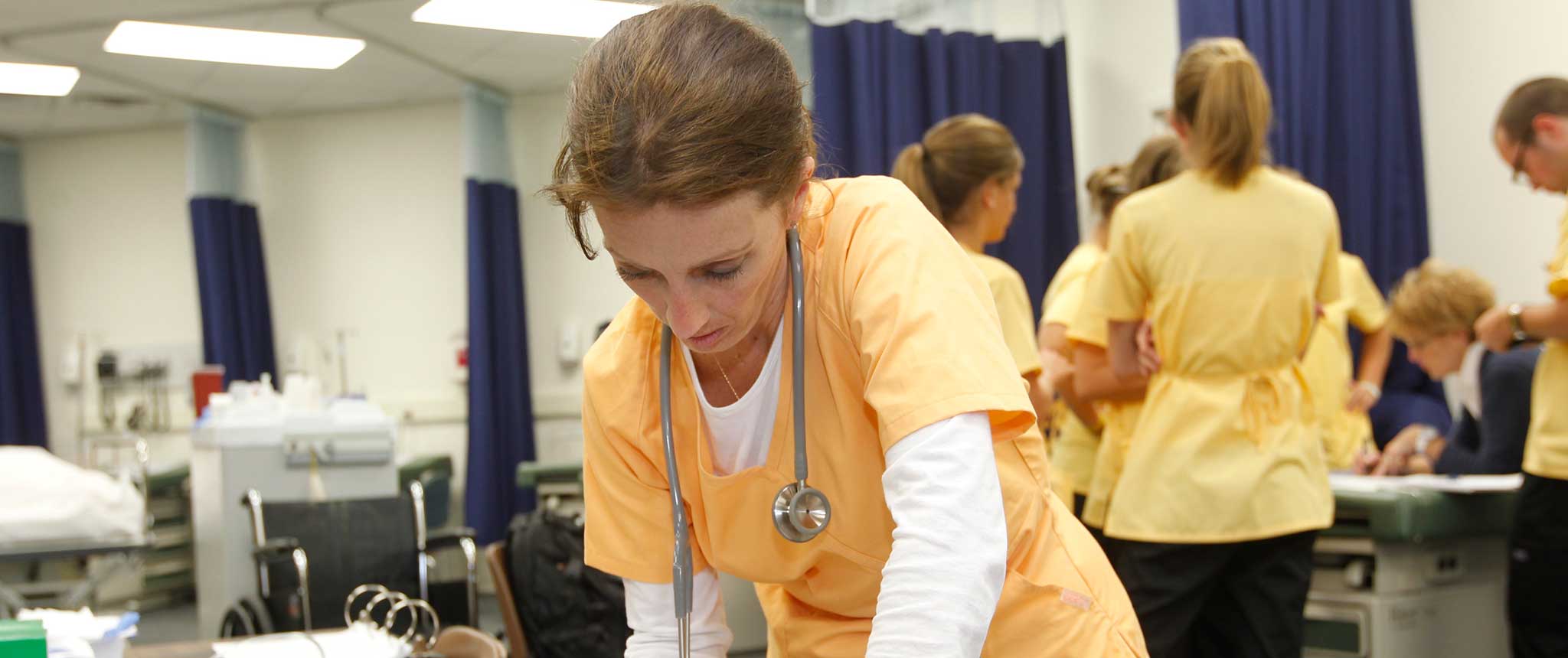Nurse at work.