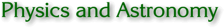 Physics and Astronomy