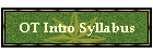 OT Intro Syllabus
