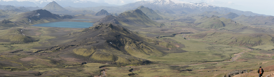 Álftavatn rift valley on the Laugavegur Trail